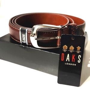 NIB Daks London Men's Leather Belt Size Large